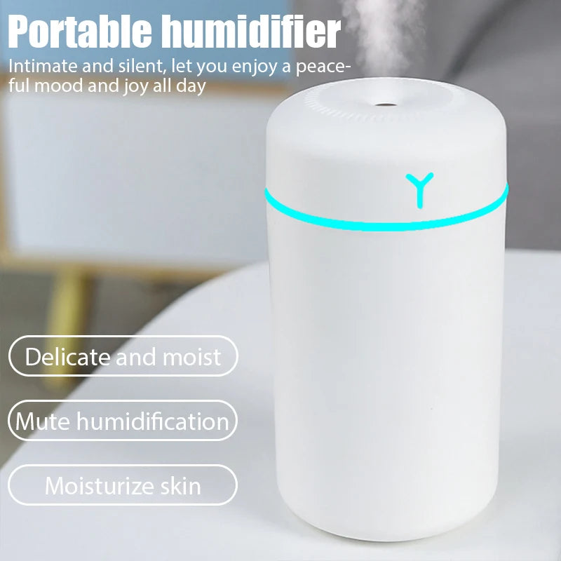 Klyn™ — Humidificador Ultrasónico Portátil y Difusor de Aromas (420ml)